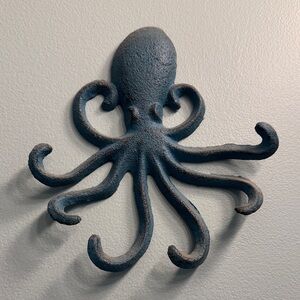 Blue Octopus Wall Decor